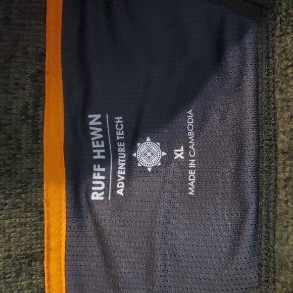 Ruff Hewn - Mens Deep green/ Orange performance Adventure Coat warm Sz. XL - Picture 4 of 5